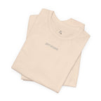 Minimalistisk 'ZETT STUDIO' Logo-tee — Unisex kortermet skjorte