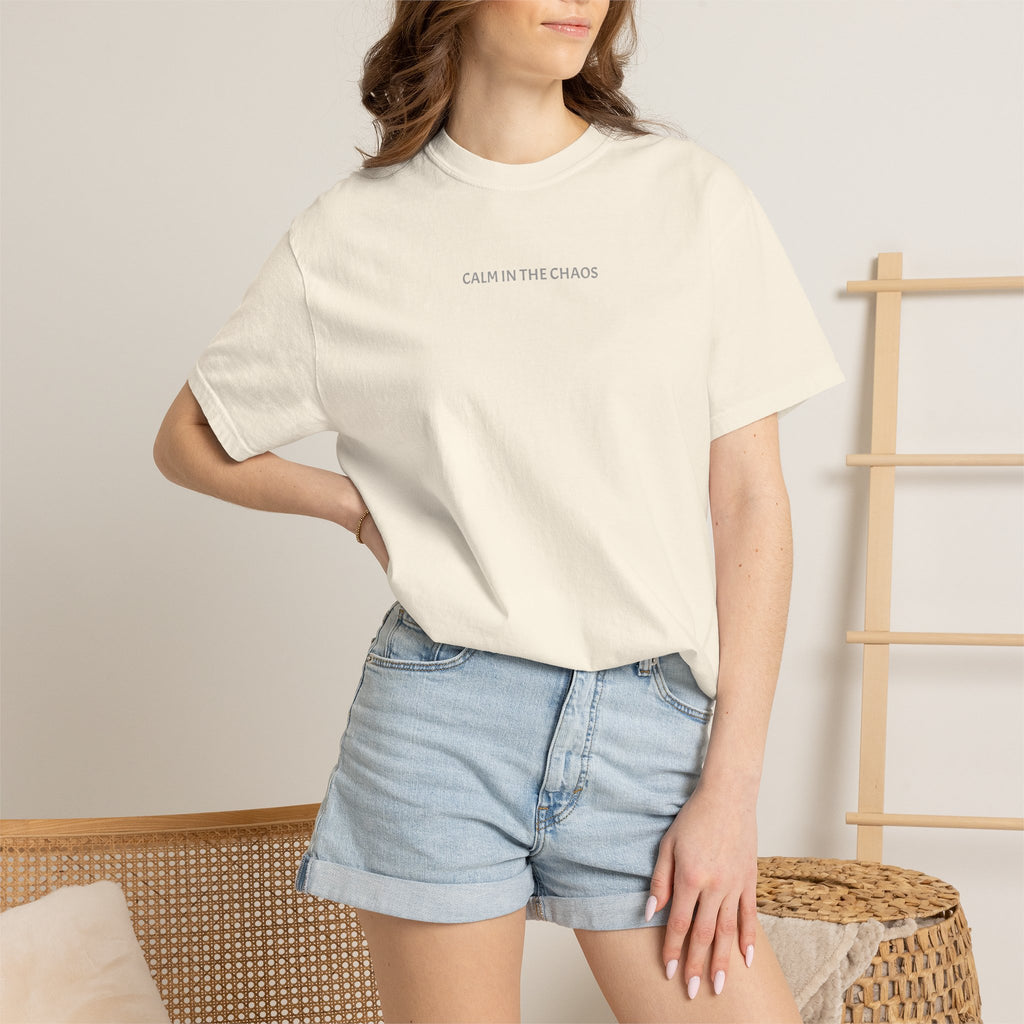 Calm in the Chaos T-Shirt — Minimalist Inspirational Tee