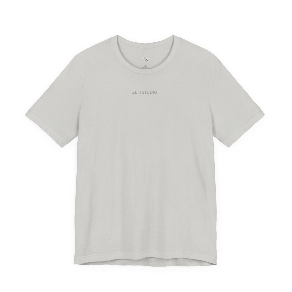 Minimalistisk 'ZETT STUDIO' Logo-tee — Unisex kortermet skjorte