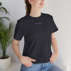 Minimalistisk 'ZETT STUDIO' Logo-tee — Unisex kortermet skjorte