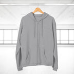 Minimal 'Vibe With Me' Zip Hoodie –Unisex Sweatshirt