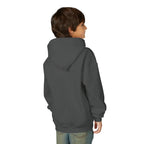 Youth Hoodie with Blue Handprint Chest Logo - Kids Casual Pullover