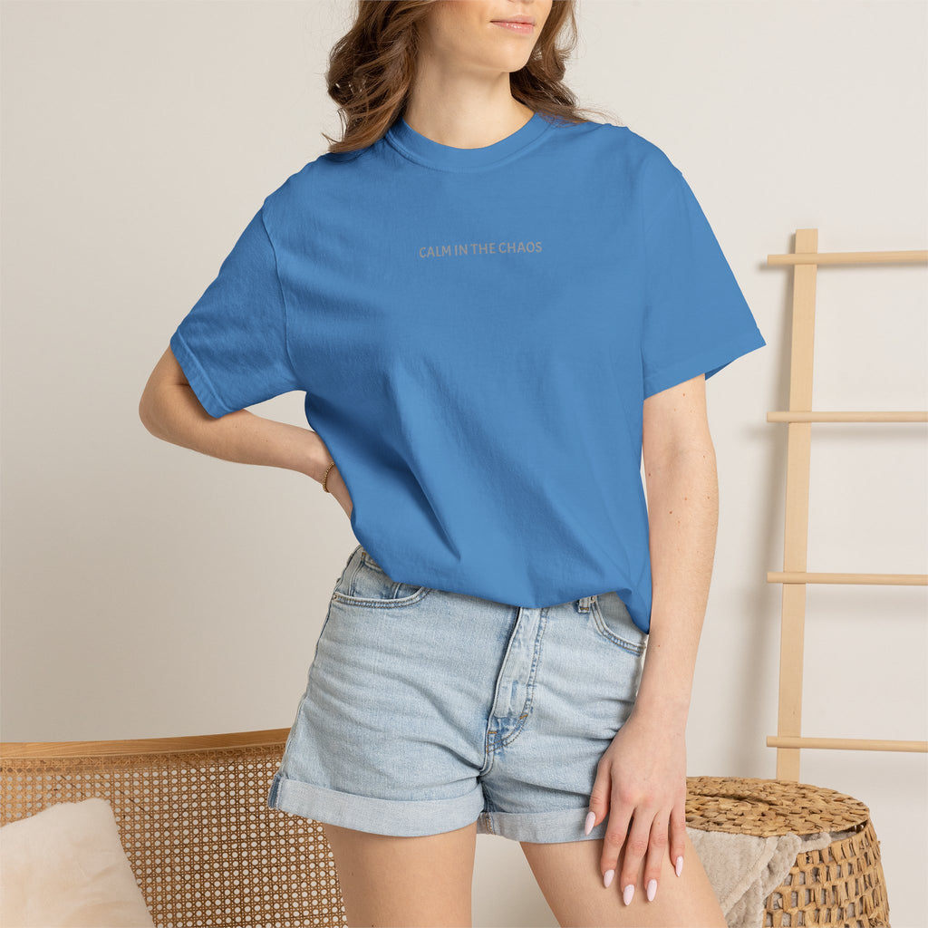 Calm in the Chaos T-Shirt — Minimalist Inspirational Tee