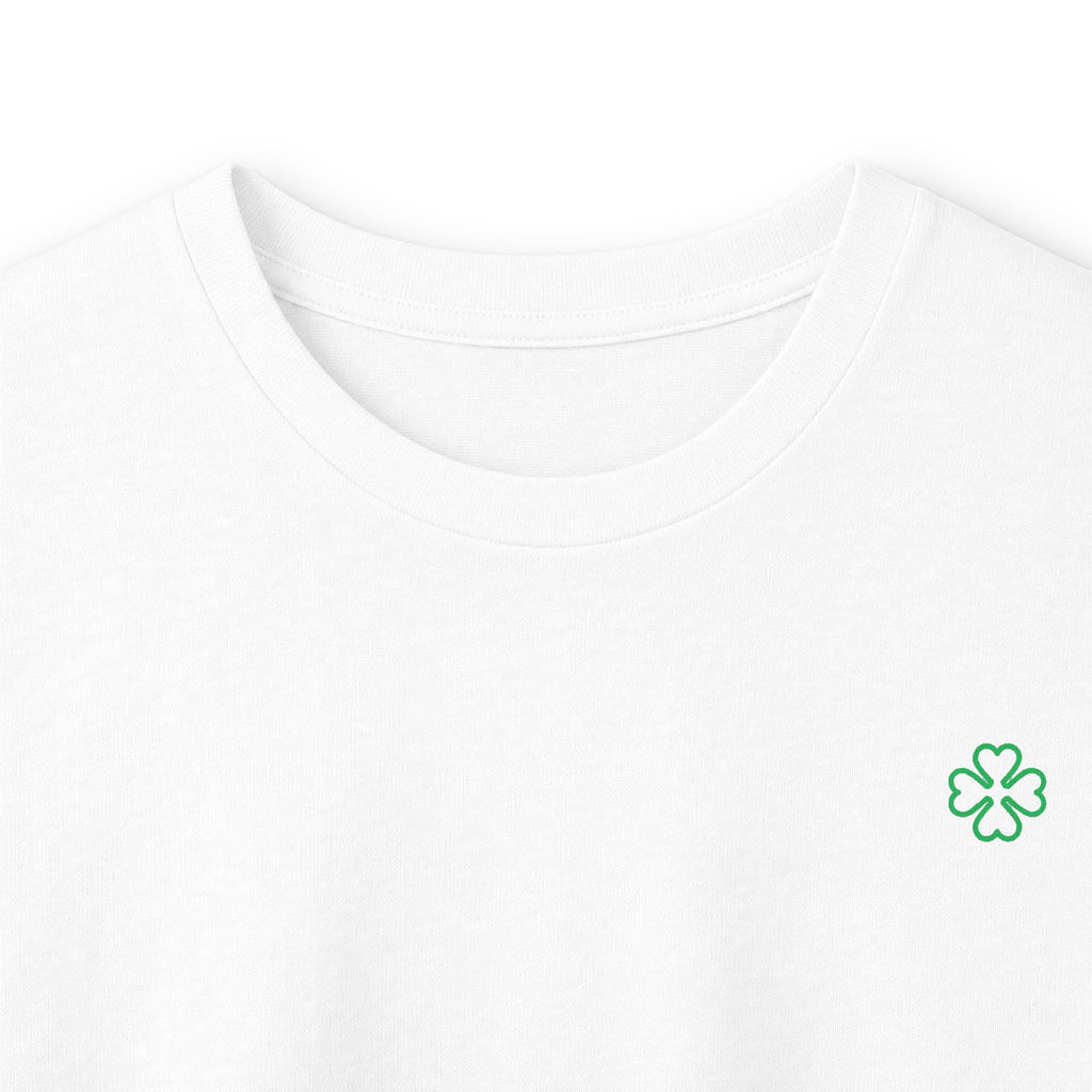 Minimal Green Clover Long Sleeve Tee
