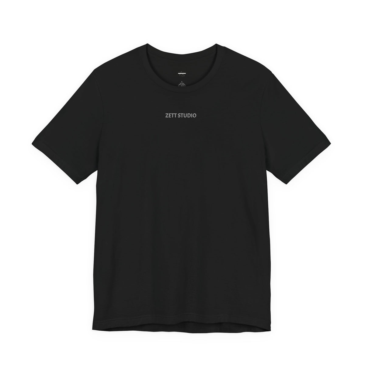 Minimalistisk 'ZETT STUDIO' Logo-tee — Unisex kortermet skjorte