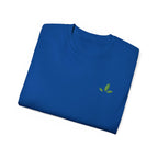 Leaf Logo Tee — Minimal Unisex T-Shirt
