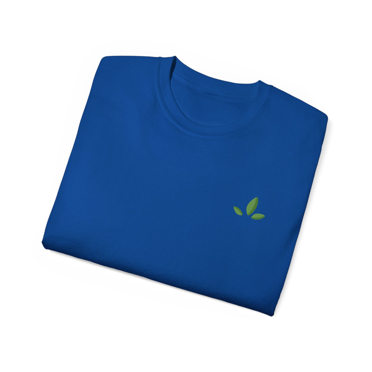 Leaf Logo Tee — Minimal Unisex T-Shirt