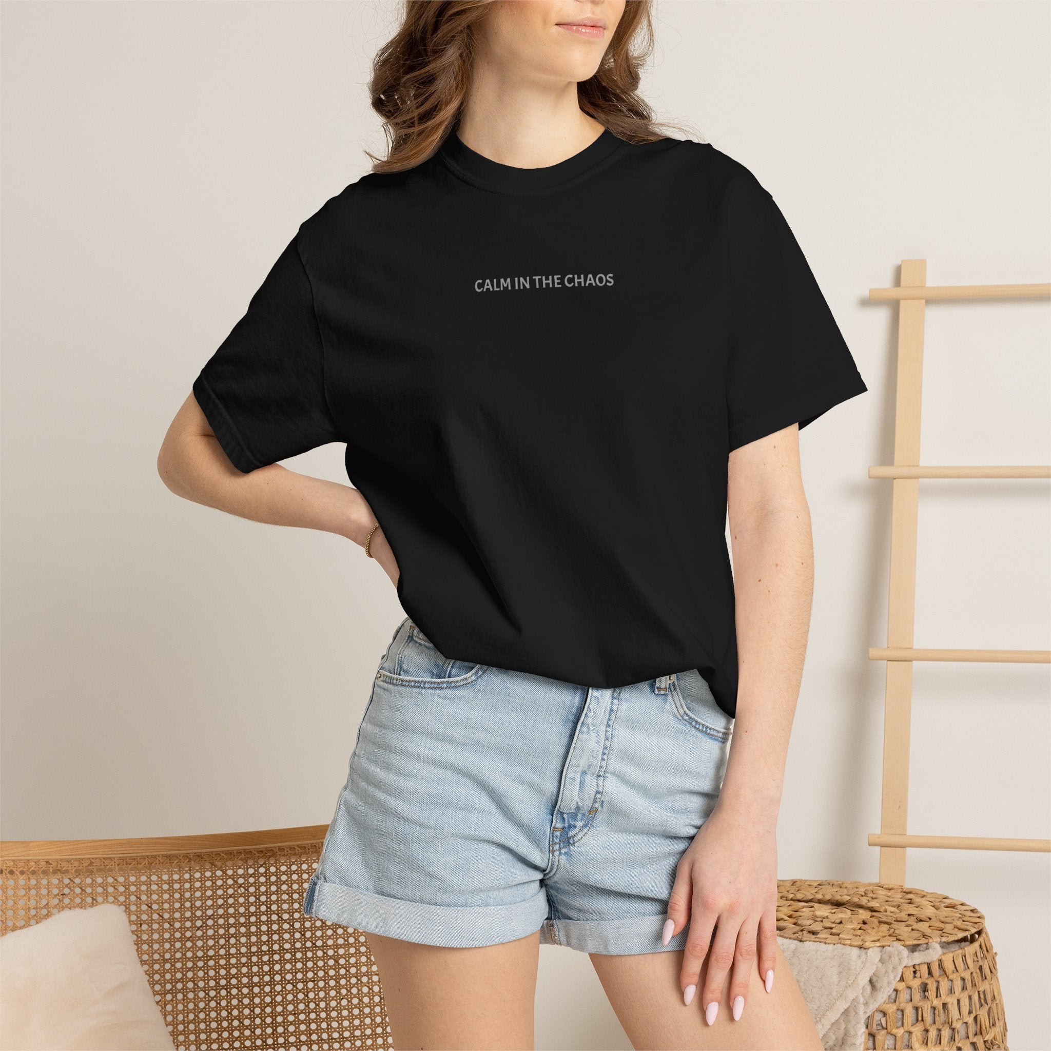 Calm in the Chaos T-Shirt — Minimalist Inspirational Tee