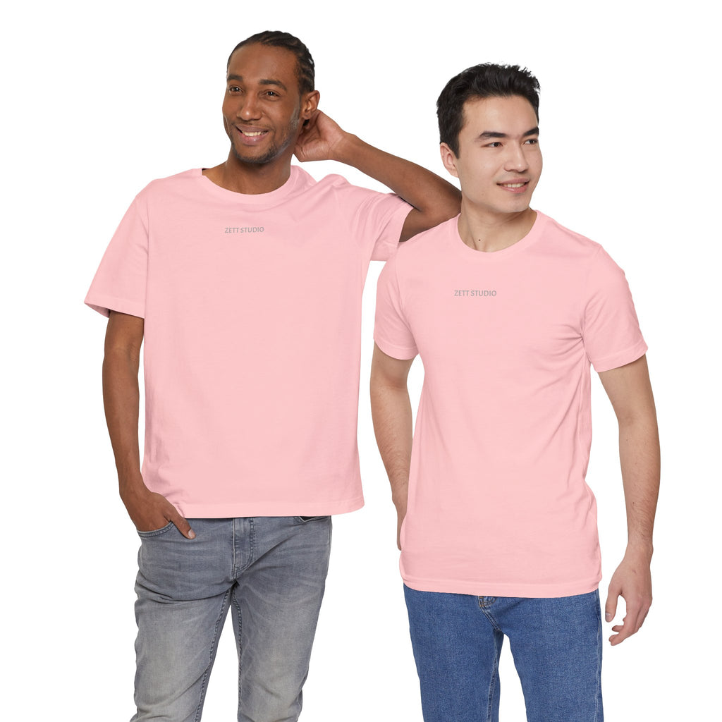 Minimalistisk 'ZETT STUDIO' Logo-tee — Unisex kortermet skjorte