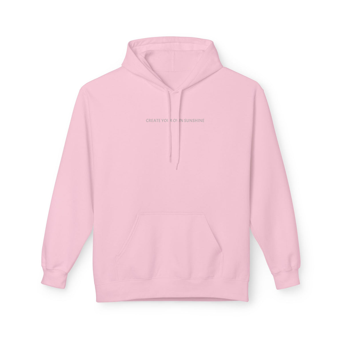 Minimal Tiny Text Hoodie — UNISEX HOODIE