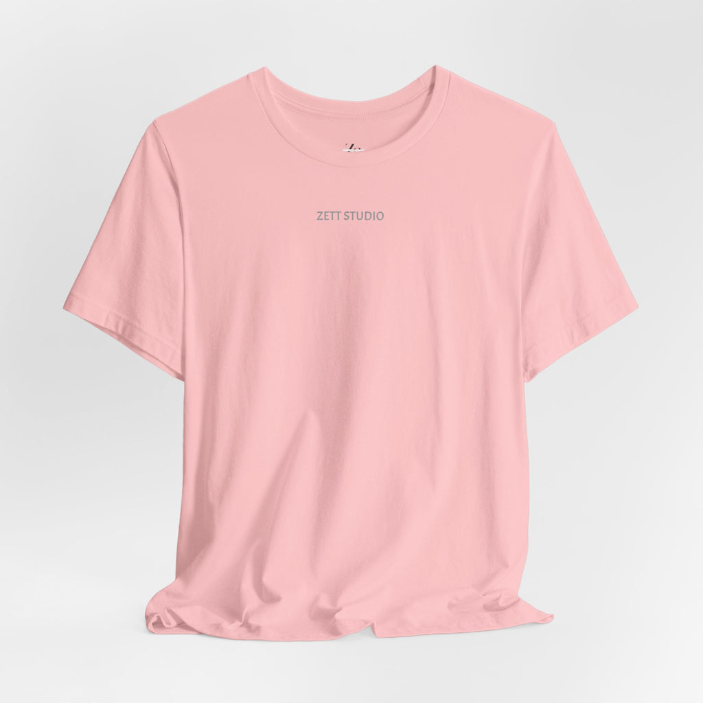 Minimalistisk 'ZETT STUDIO' Logo-tee — Unisex kortermet skjorte