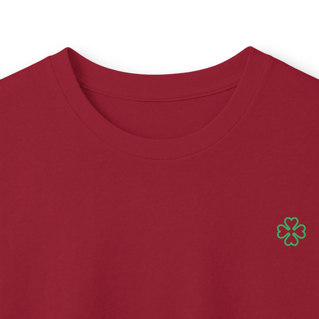 Minimal Green Clover Long Sleeve Tee