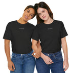Minimalistisk 'ZETT STUDIO' Logo-tee — Unisex kortermet skjorte