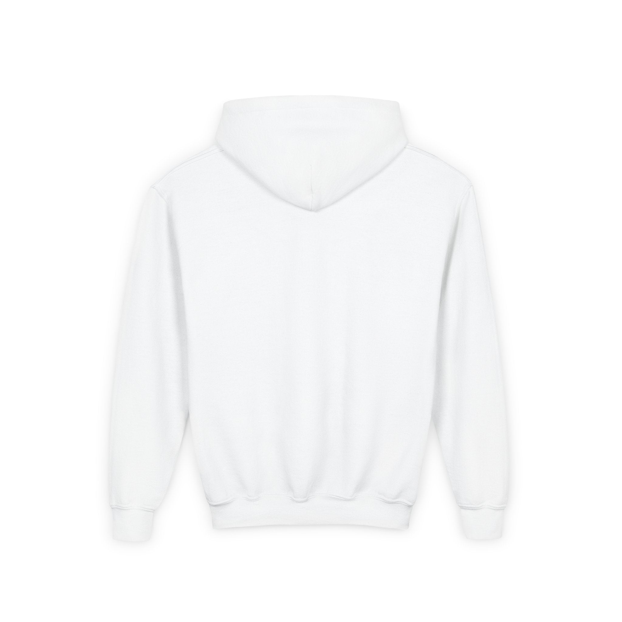 Youth Hoodie with Blue Handprint Chest Logo - Kids Casual Pullover