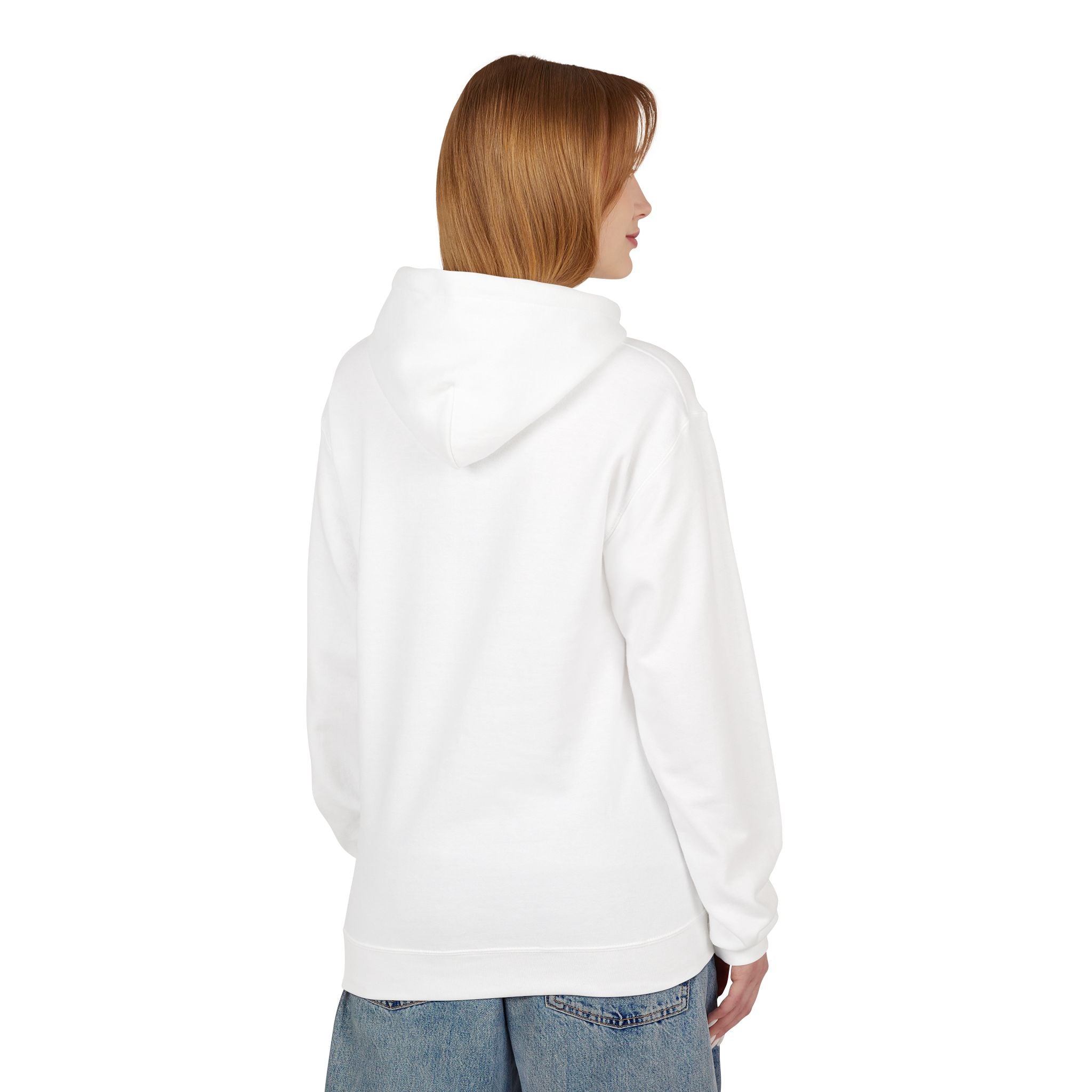 Minimal Tiny Text Hoodie — UNISEX HOODIE
