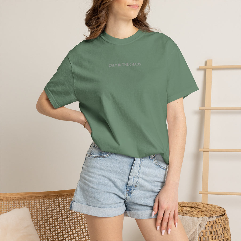 Calm in the Chaos T-Shirt — Minimalist Inspirational Tee