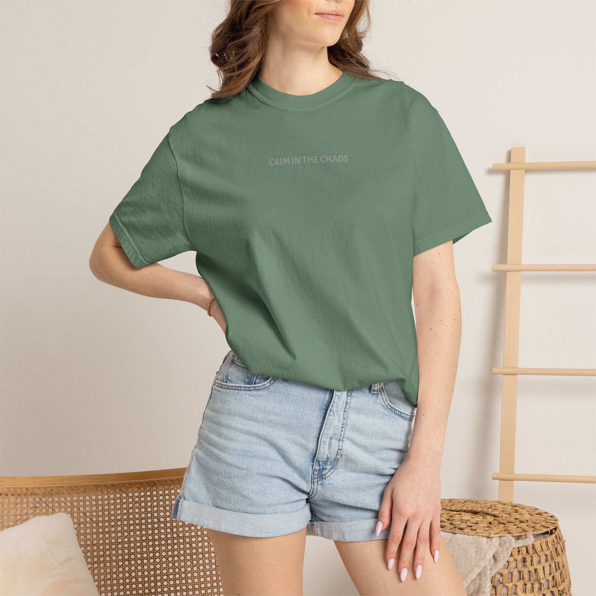 Calm in the Chaos T-Shirt — Minimalist Inspirational Tee