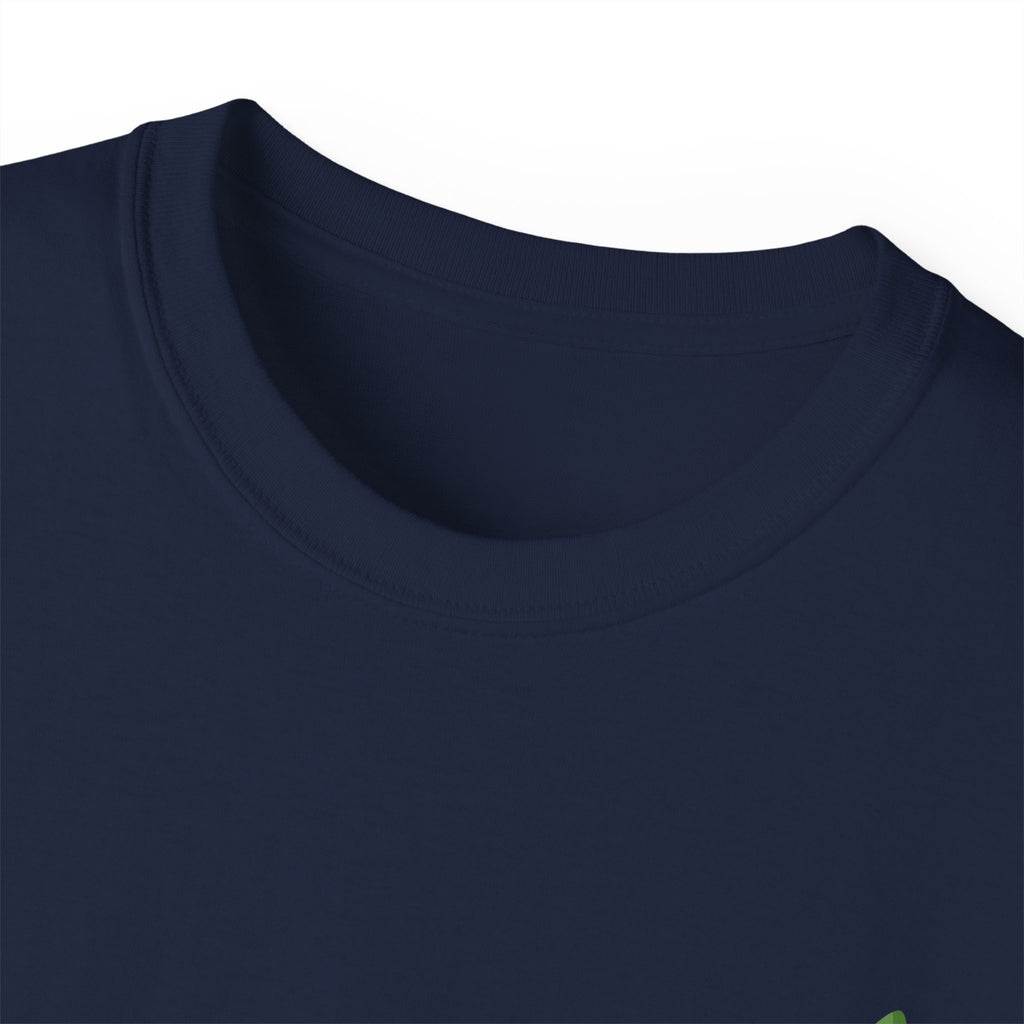 Leaf Logo Tee — Minimal Unisex T-Shirt