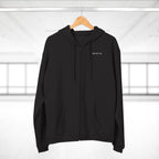 Minimal 'Vibe With Me' Zip Hoodie –Unisex Sweatshirt