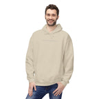 Minimal Tiny Text Hoodie — UNISEX HOODIE