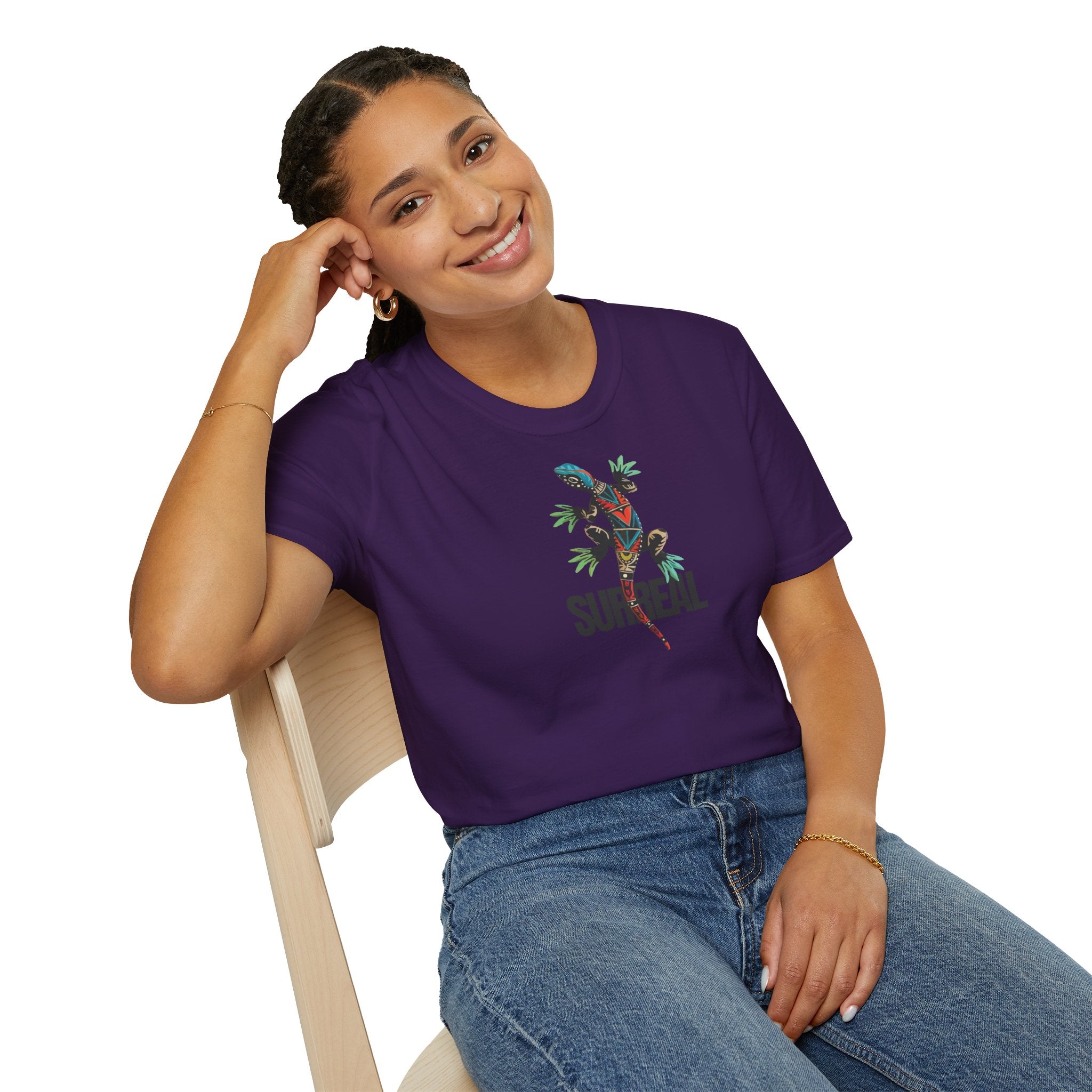 Surreal Gecko Unisex T-skjorte