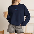 Minimal 'YOO!' Crewneck Sweatshirt — Unisex Sweatshirt