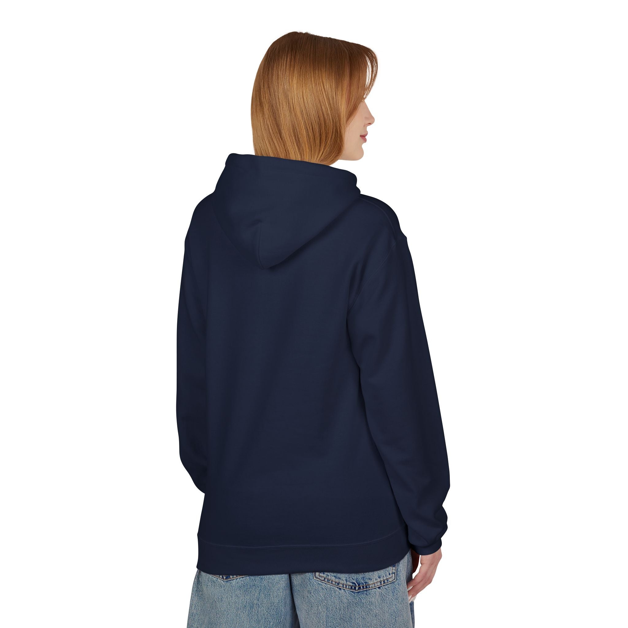 Minimal Tiny Text Hoodie — UNISEX HOODIE