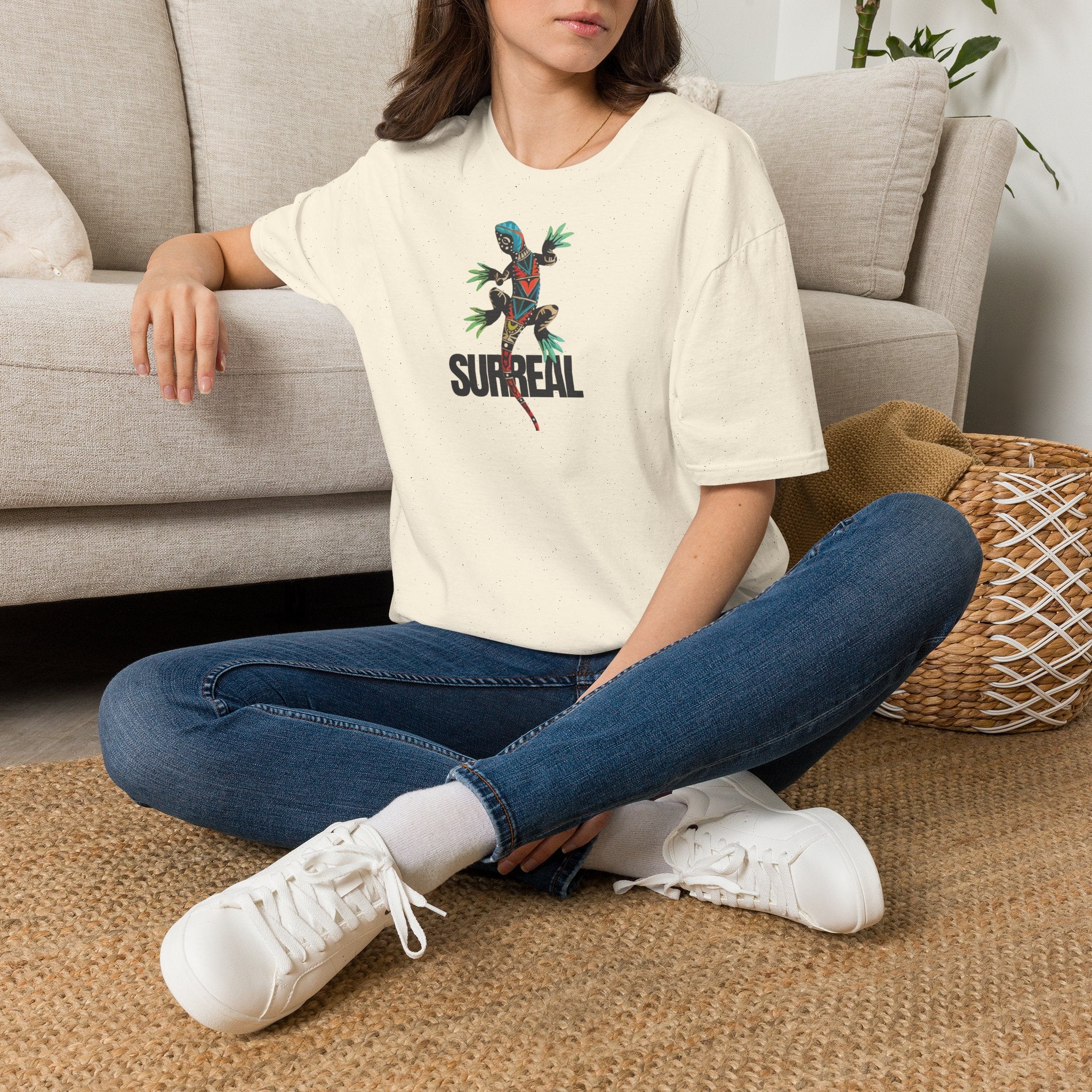 Surreal Gecko Unisex T-skjorte