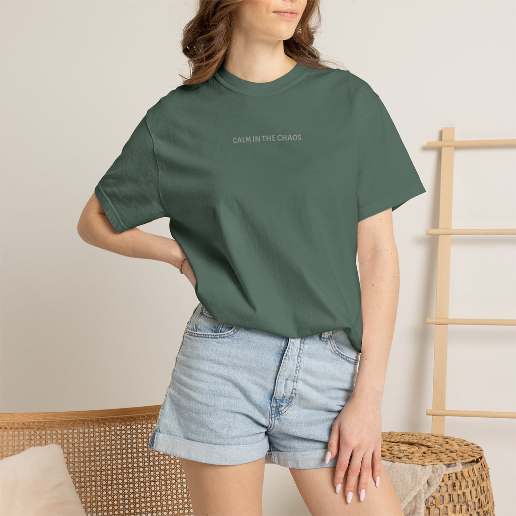 Calm in the Chaos T-Shirt — Minimalist Inspirational Tee