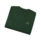 Leaf Logo Tee — Minimal Unisex T-Shirt