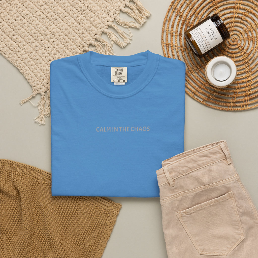 Calm in the Chaos T-Shirt — Minimalist Inspirational Tee