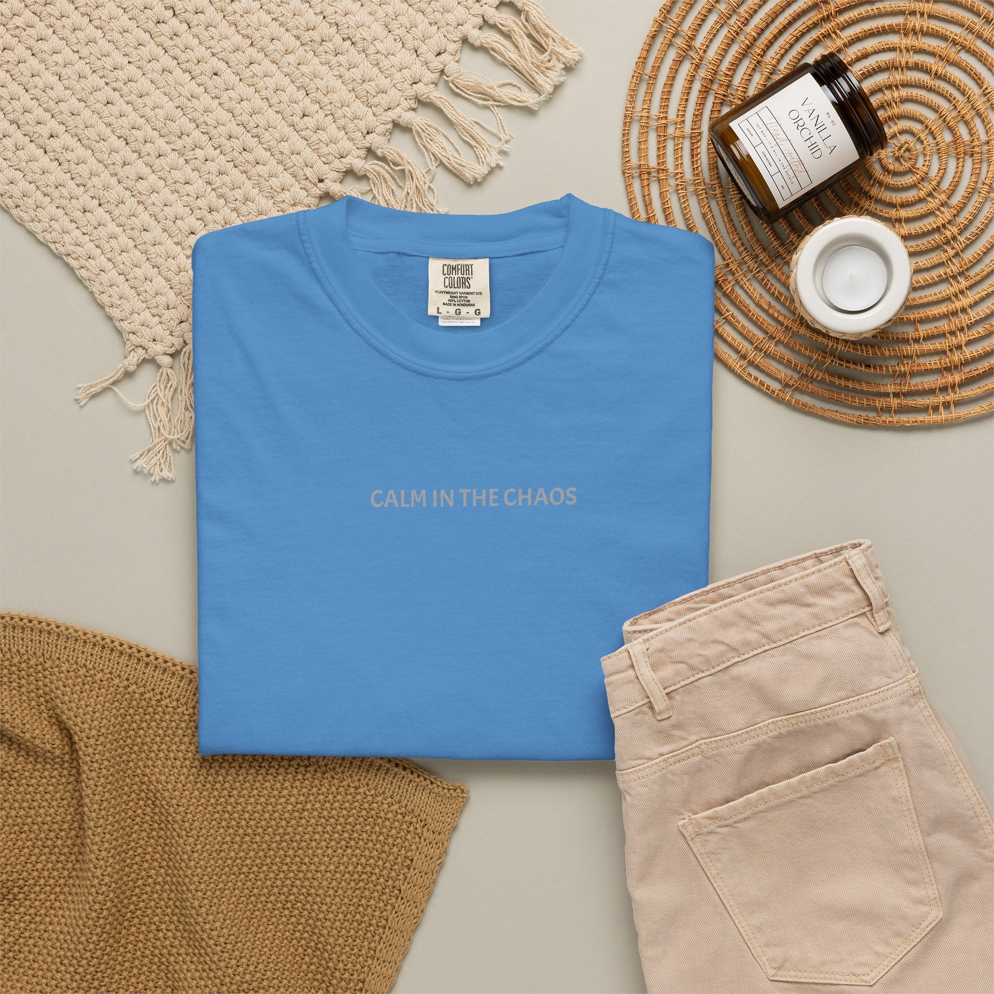 Calm in the Chaos T-Shirt — Minimalist Inspirational Tee