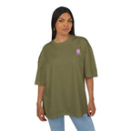 Minimal Pink Silhouette Graphic Tee - Casual Boxy Cotton Shirt