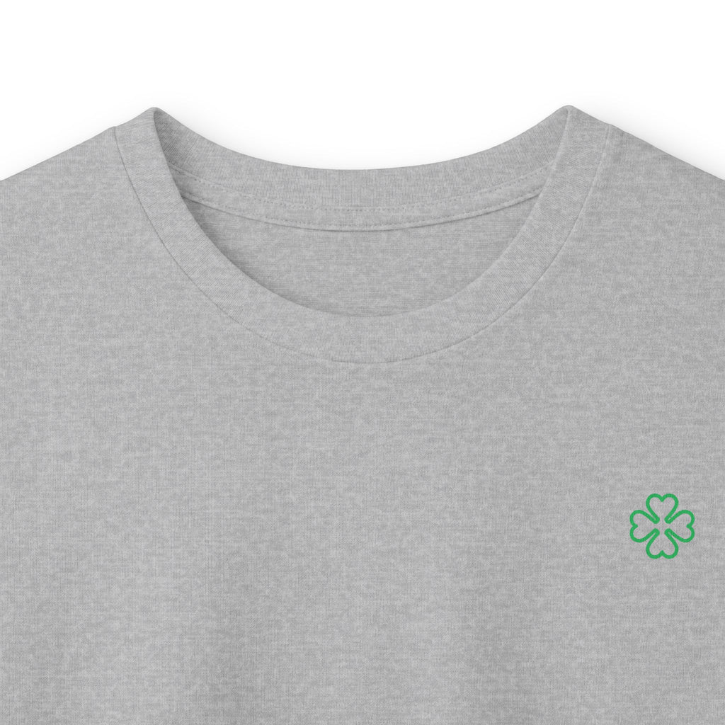 Minimal Green Clover Long Sleeve Tee