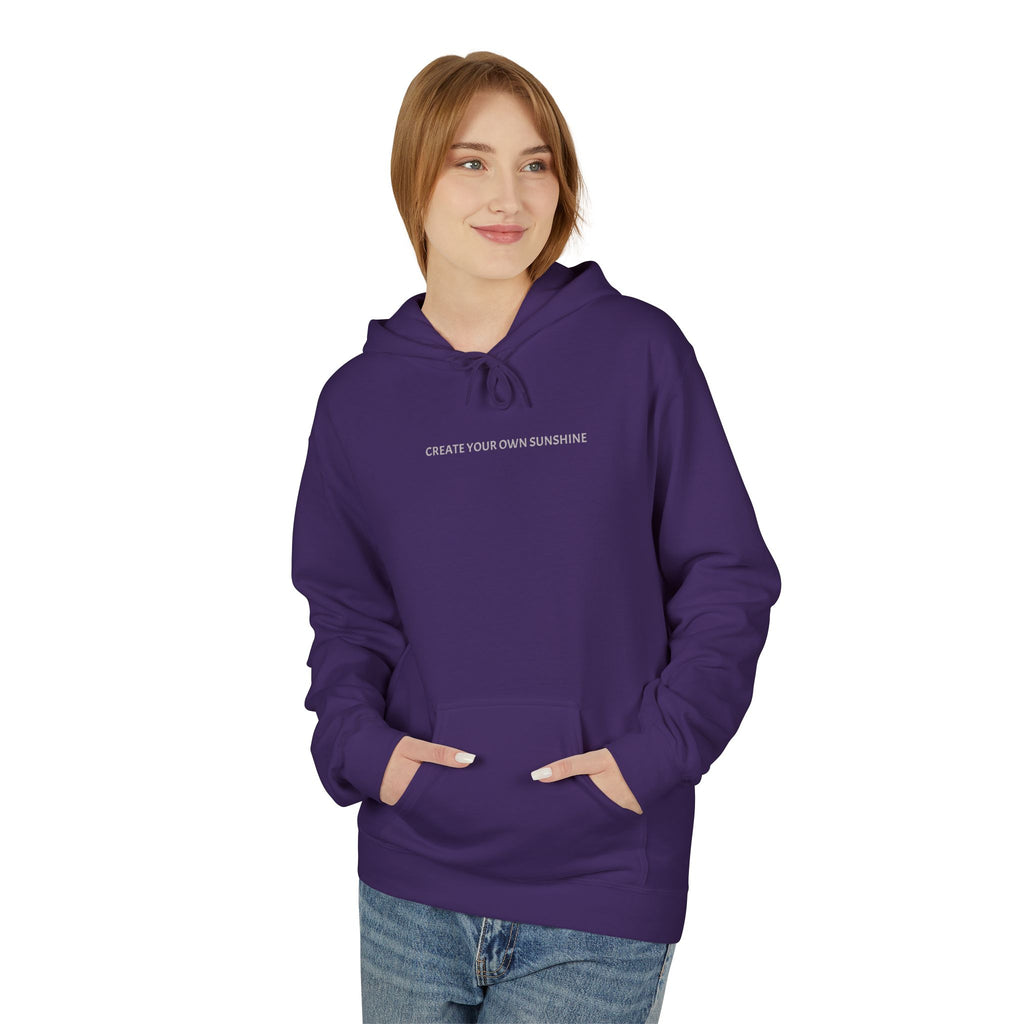 Minimal Tiny Text Hoodie — UNISEX HOODIE