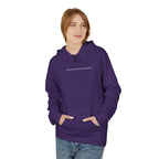 Minimal Tiny Text Hoodie — UNISEX HOODIE