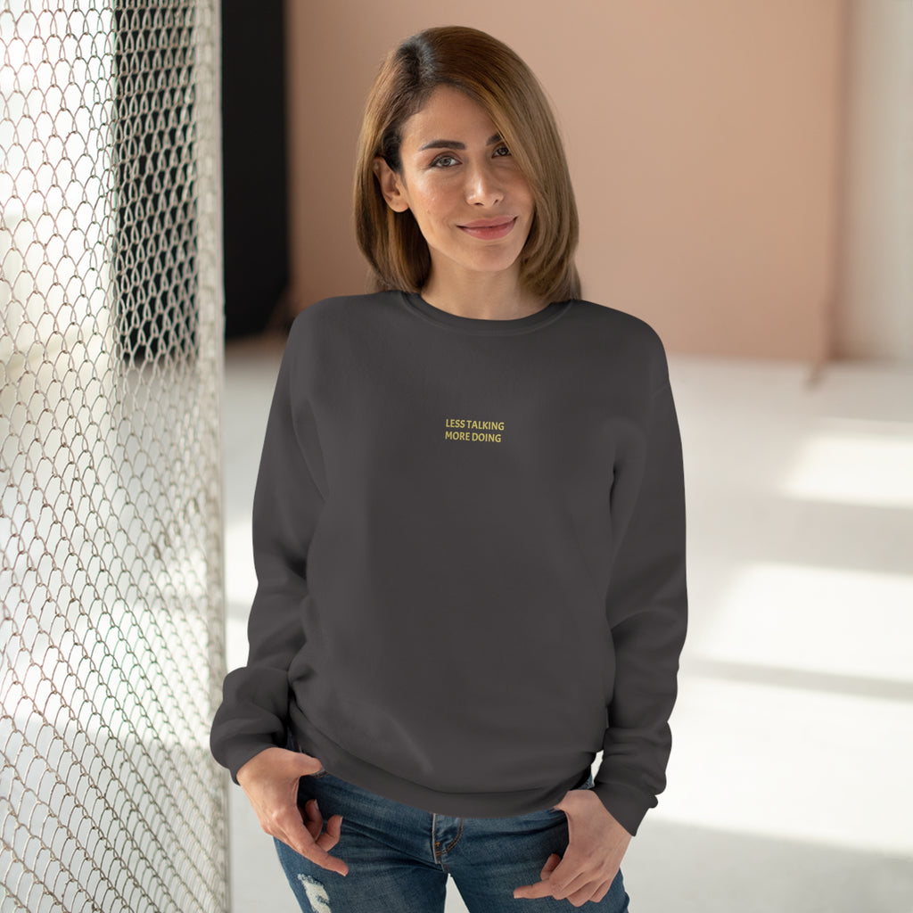 Minimalist Crewneck Sweatshirt — Cozy Self‑Care Casual