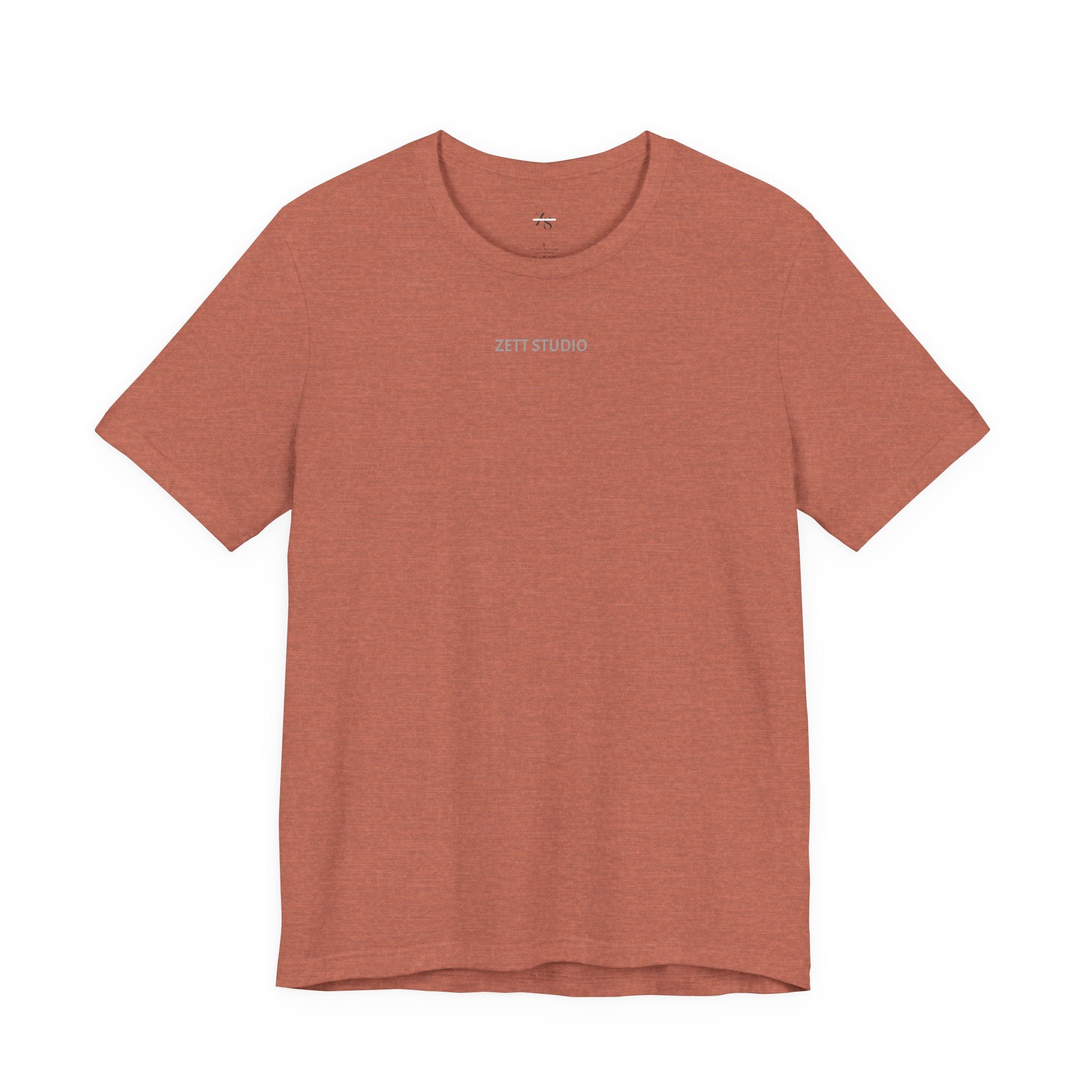 Minimalistisk 'ZETT STUDIO' Logo-tee — Unisex kortermet skjorte