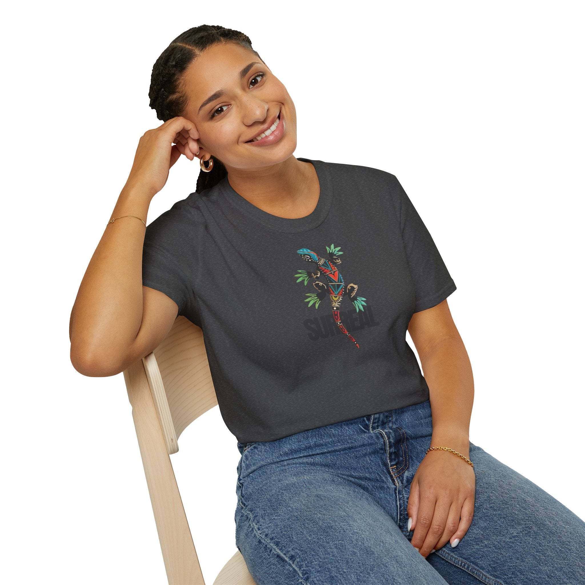 Surreal Gecko Unisex T-skjorte