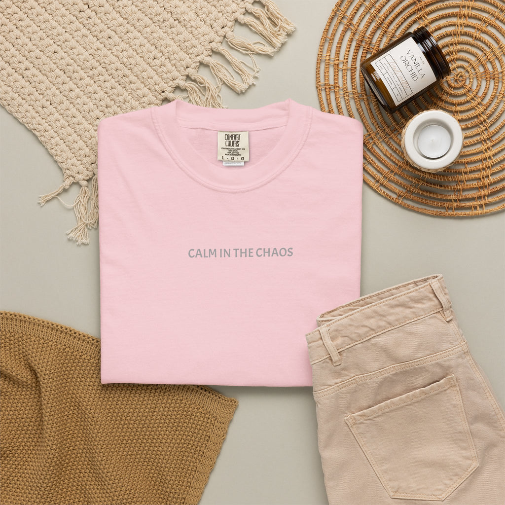 Calm in the Chaos T-Shirt — Minimalist Inspirational Tee
