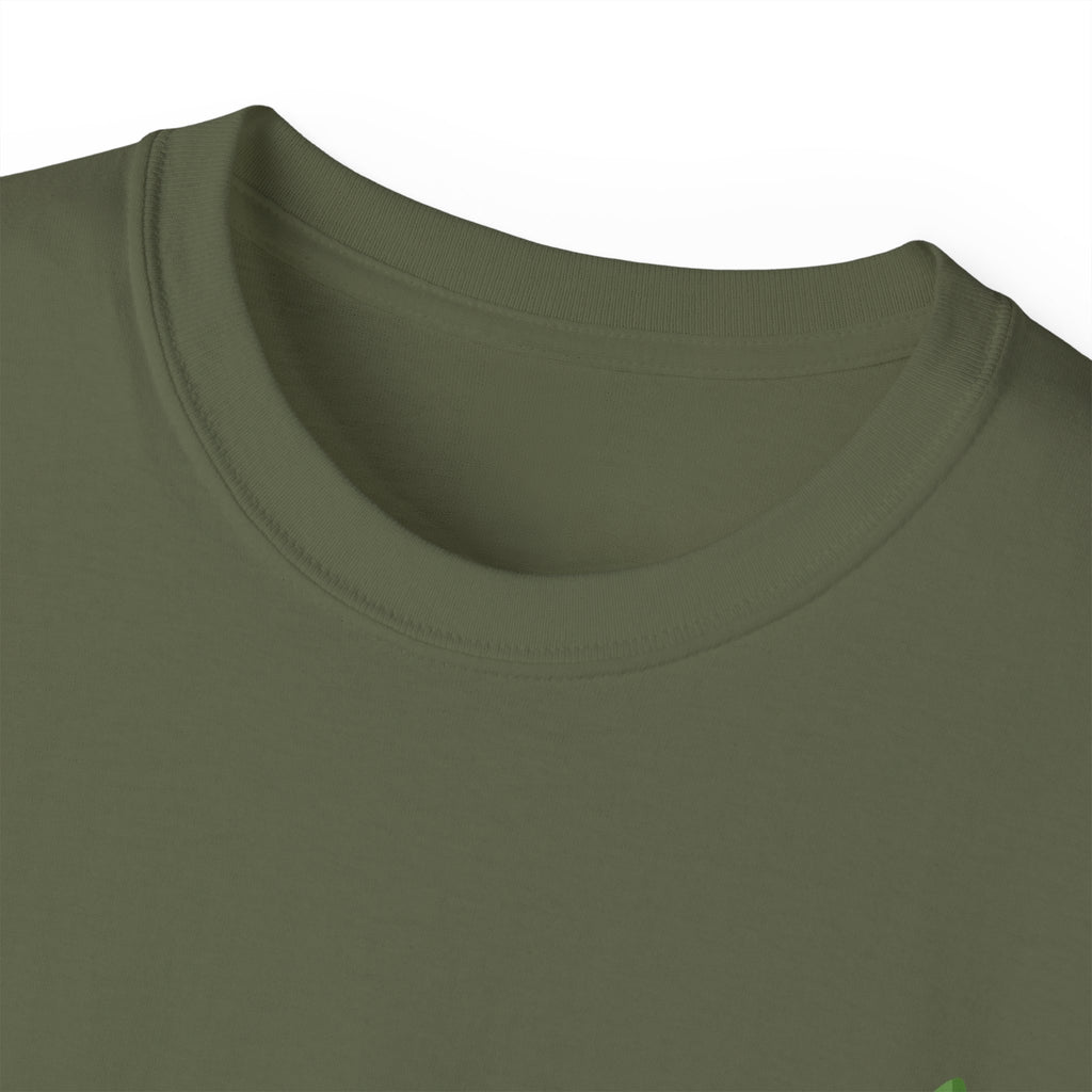Leaf Logo Tee — Minimal Unisex T-Shirt
