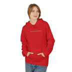 Minimal Tiny Text Hoodie — UNISEX HOODIE
