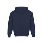 Youth Hoodie with Blue Handprint Chest Logo - Kids Casual Pullover