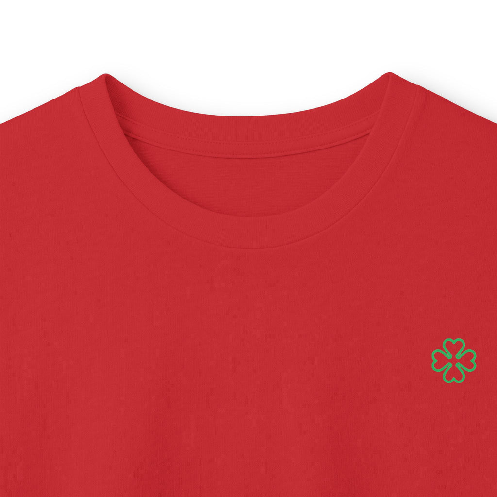 Minimal Green Clover Long Sleeve Tee
