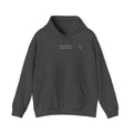 Hoodie — Minimal 'Quiet Hours' Small Chest Graphic Pullover