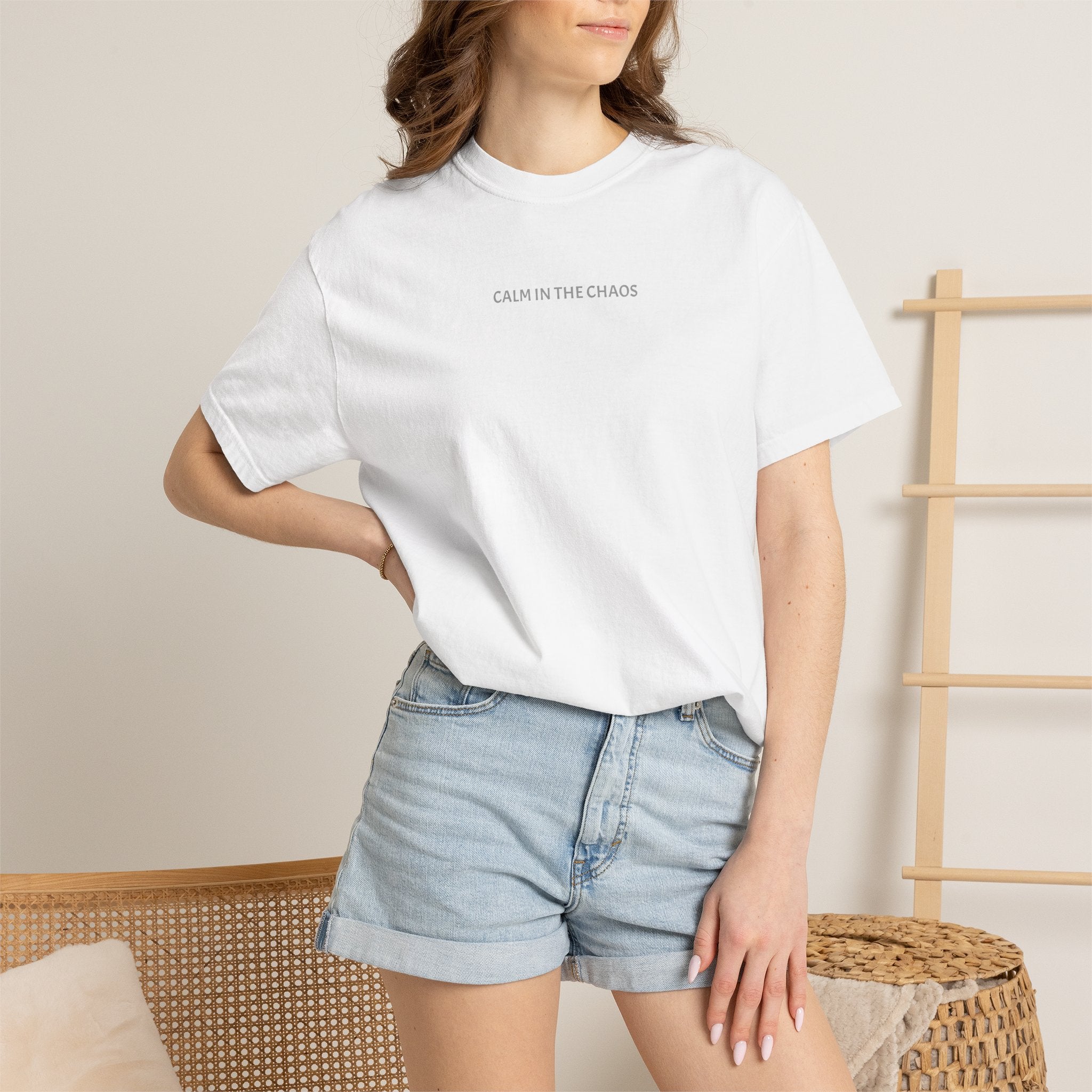 Calm in the Chaos T-Shirt — Minimalist Inspirational Tee