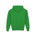 Youth Hoodie with Blue Handprint Chest Logo - Kids Casual Pullover