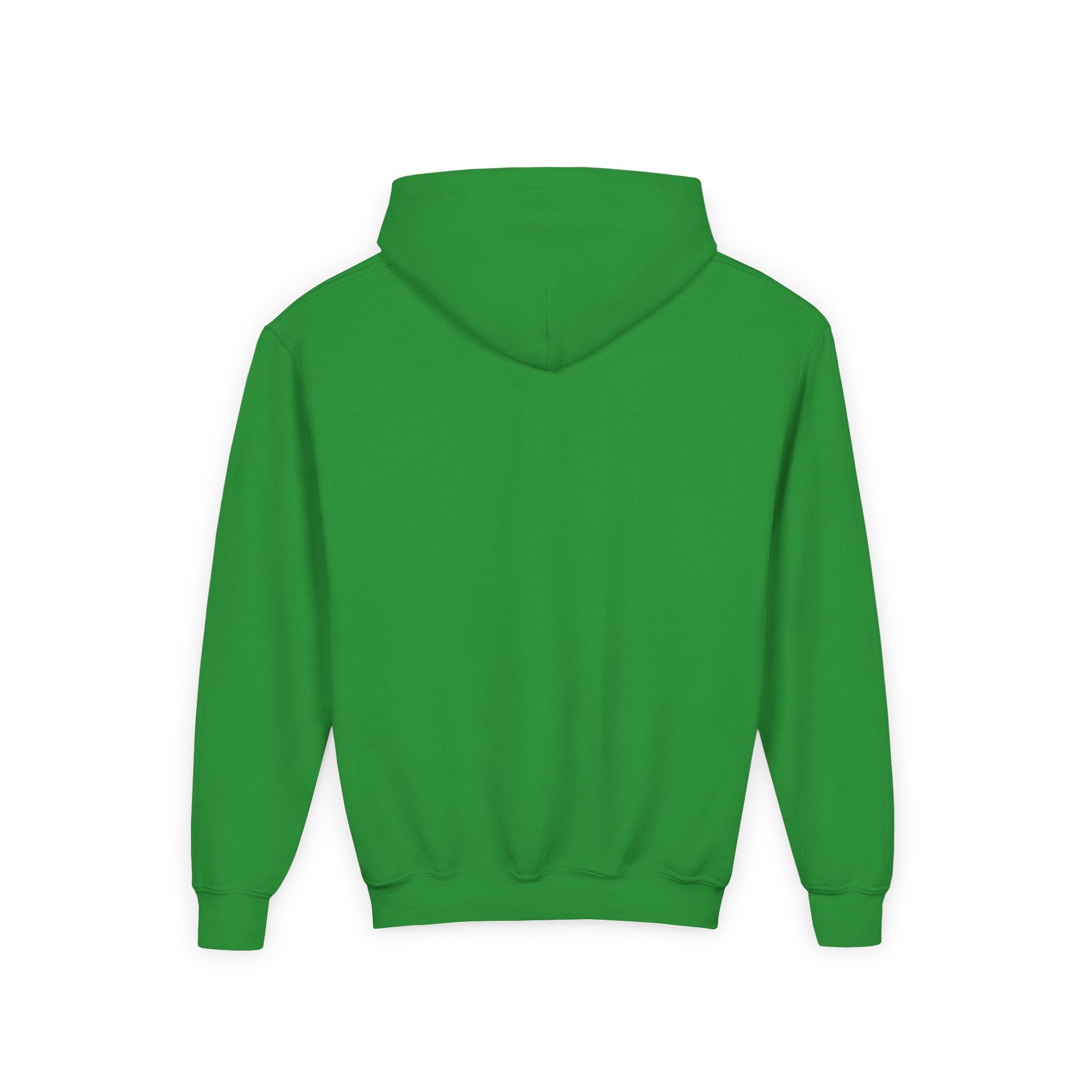 Youth Hoodie with Blue Handprint Chest Logo - Kids Casual Pullover