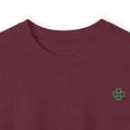 Minimal Green Clover Long Sleeve Tee