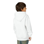 Youth Hoodie with Blue Handprint Chest Logo - Kids Casual Pullover